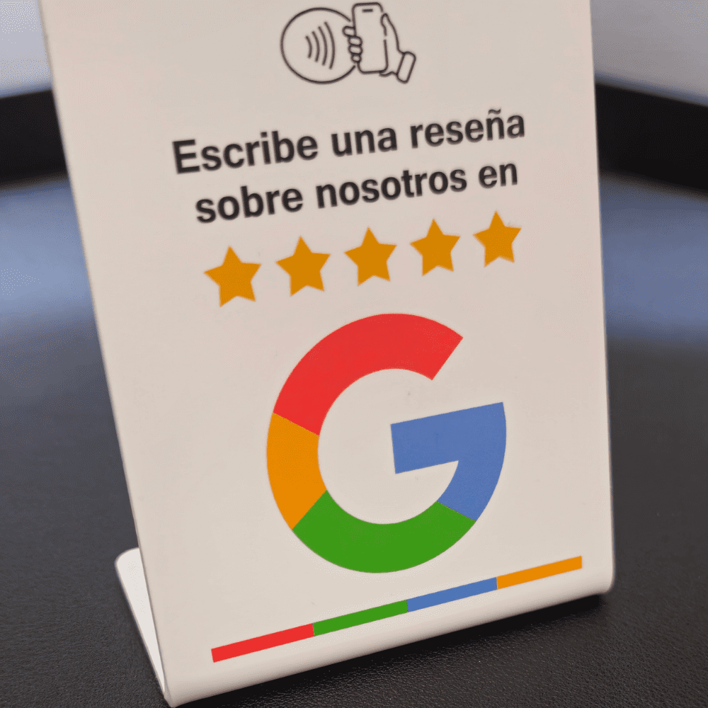 Stand NFC para Reseñas en Google